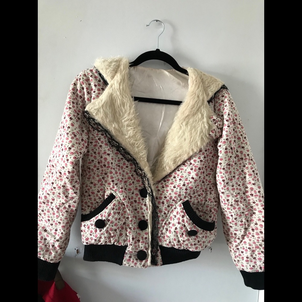 Girl fur jacket